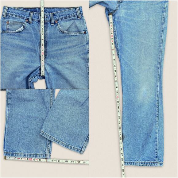 Y2K Levi's 619 Orange Tab Straight Leg Jeans  - Size 30 x 29 - Picture 4 of 8